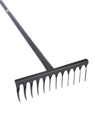 Flathead Rake -12 Teeth, 120cm - Heavy-Duty Durable Garden Rake Fork Tool with Rust-Resistant Tines and Long Handle - for Soil Leveling, Leaf Removal, Landscape Gardening, and Outdoor Cleaning - pzsku/ZDB8D762A6E236E7F3470Z/45/_/1725426395/446ac3d3-c4a4-47ed-9719-7bc4f64eece4