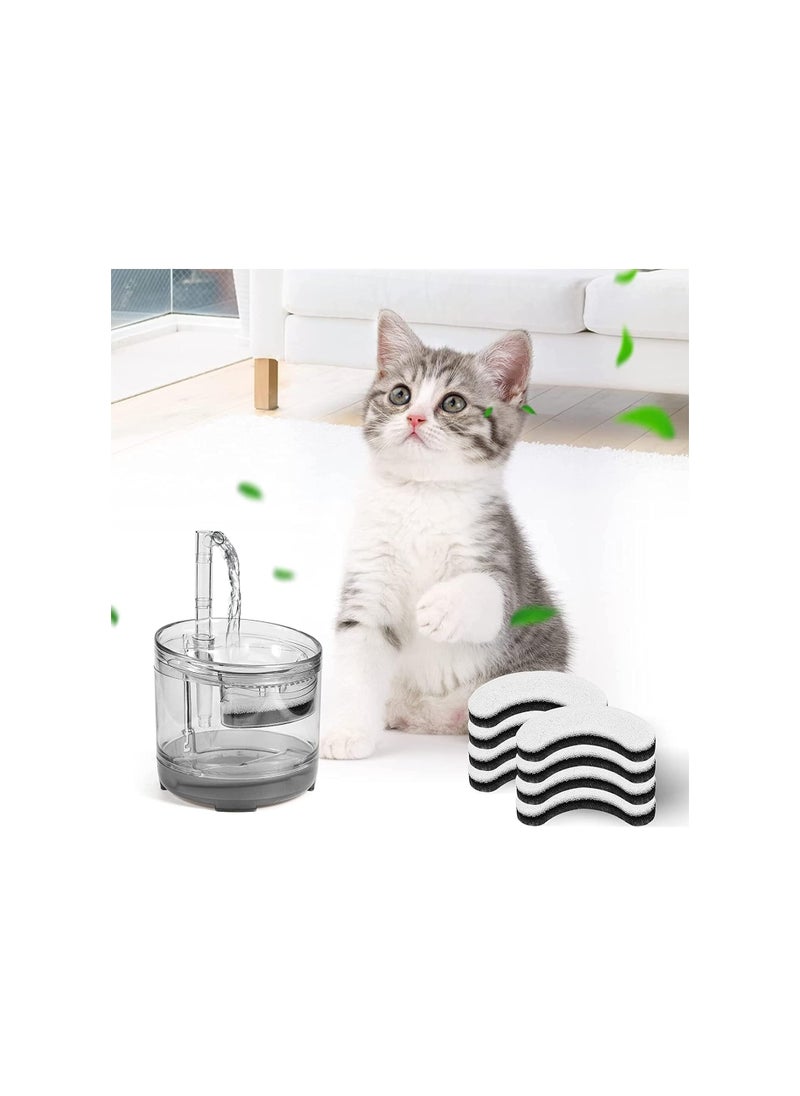 Generic Cat Water Fountain Filters, 8 Pack Pet Fountain Replacement Filters Fit for Clear Cat Water Fountain, Dog Water Dispenser  - Image 1