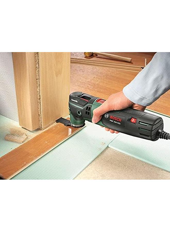 بوش أداة Pmf 250 Ces متعددة الوظائف، حل مريح متعدد الاستخدامات للتعامل مع مجموعة واسعة من المشروعات اليدوية، نظام Autoclip قوي للتحديد المسبق بقدرة 250 واط يتيح تغييرات الملحقات بدون مفتاح - Image 4