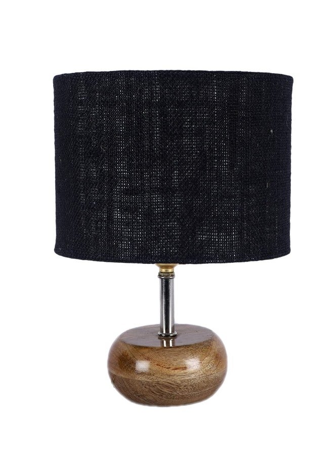 Devansh Black Jute Shade with with Wood lamp Base .(kjl) - Image 5