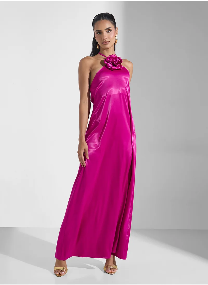 جينجر بوتيك Bandeau Diamante Embellished Maxi Dress