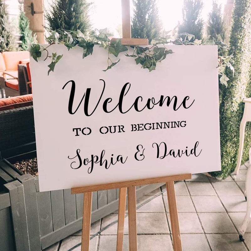 REOLAN Letter Stencils for Painting on Wood - 42 Pack Large Alphabet Stencil Templates with Numbers and Signs, Reusable Letters and Numbers Stencils in 2 Fonts and 212 Designs for Wood Burning & Wall Art - Image 5