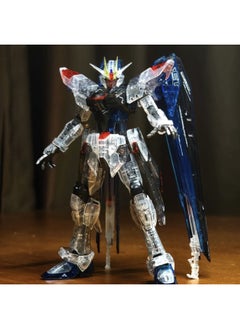 HG Gundam Model Assembled Life Attack Free Mobile Soldier Red Heresy Mecha Unicorn MG Hand Toy-Color:Colorful Freedom + Weapons + Wings + Free Stand - 1. Model + Stickers