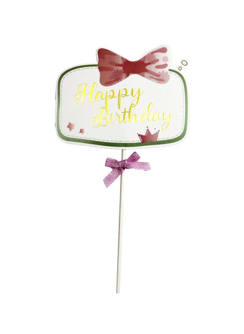 PARTY FUN Happy Birthday Cake Topper 1pcs  - Image 1