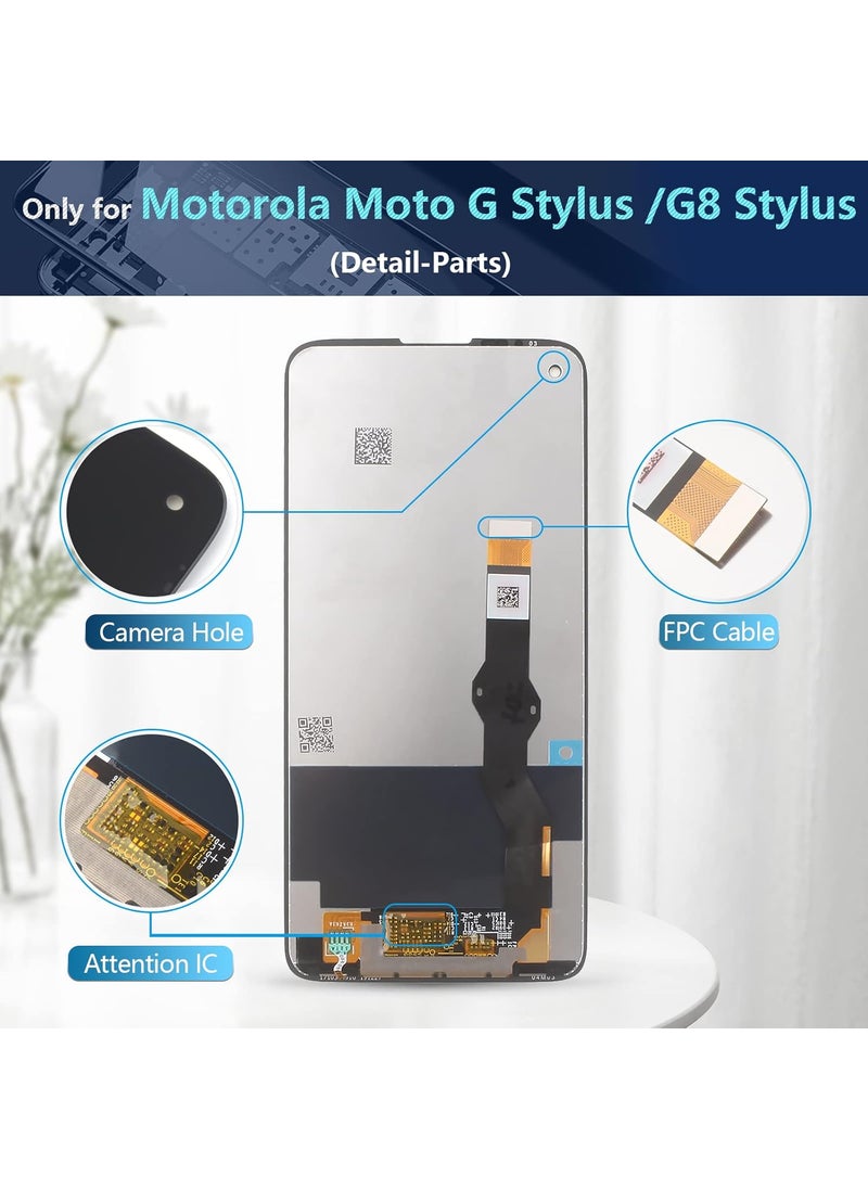 Display for Motorola Moto G Stylus 2020 Screen Replacement XT2043 XT20434 Touch Panel Digiziter Assembly for Motorola Moto G8 Stylus Display