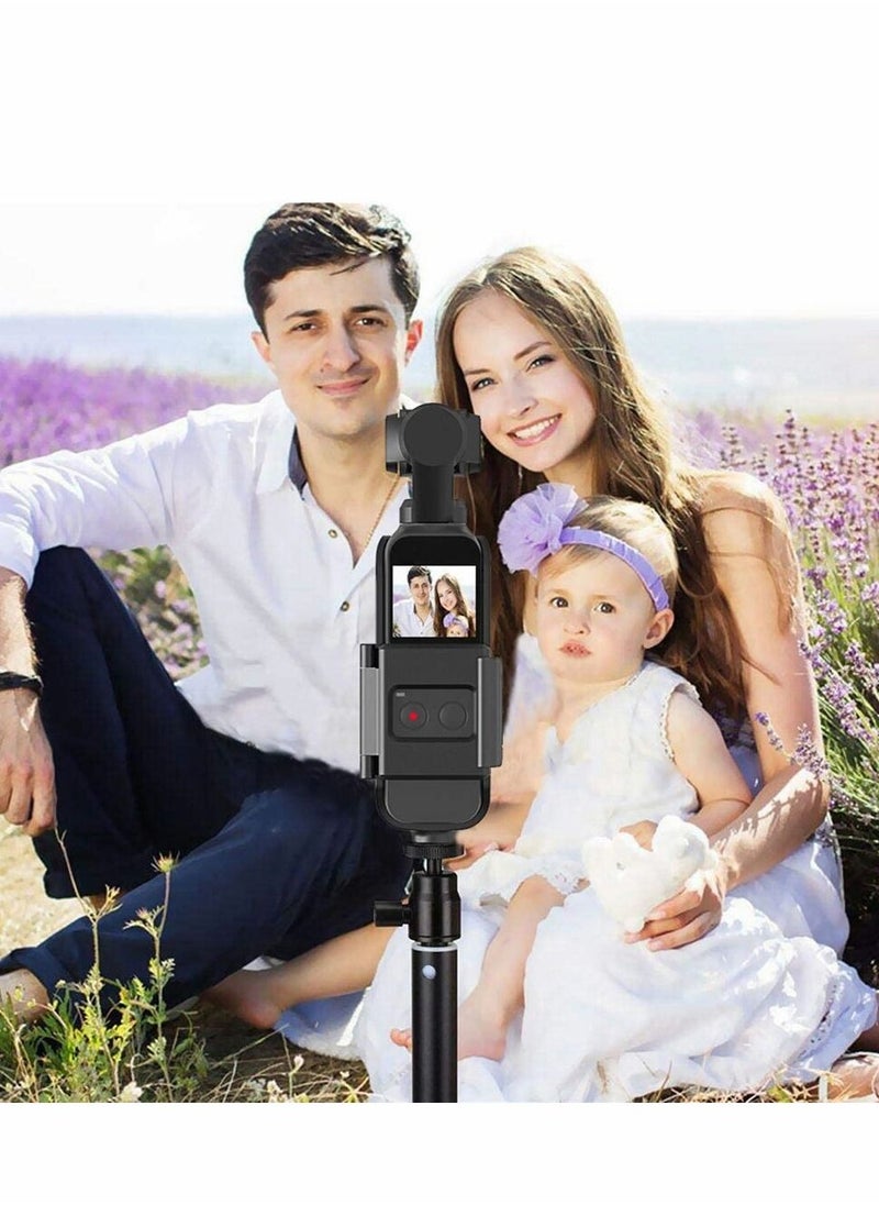 SYOSI - Action Mount for Dji Osmo Pocket Tripod and Gopro Stand Bracket Accessories Expansion Protective Frame with Quick-Release Design - Image 1