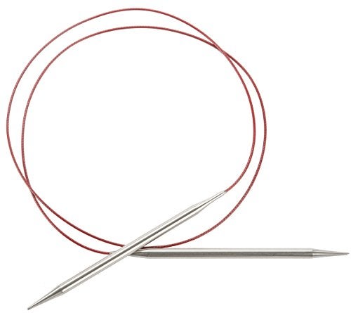 ChiaoGoo 40-Inch Red Lace Stainless Steel Circular Knitting Needles, 2/2.75mm - Image 2
