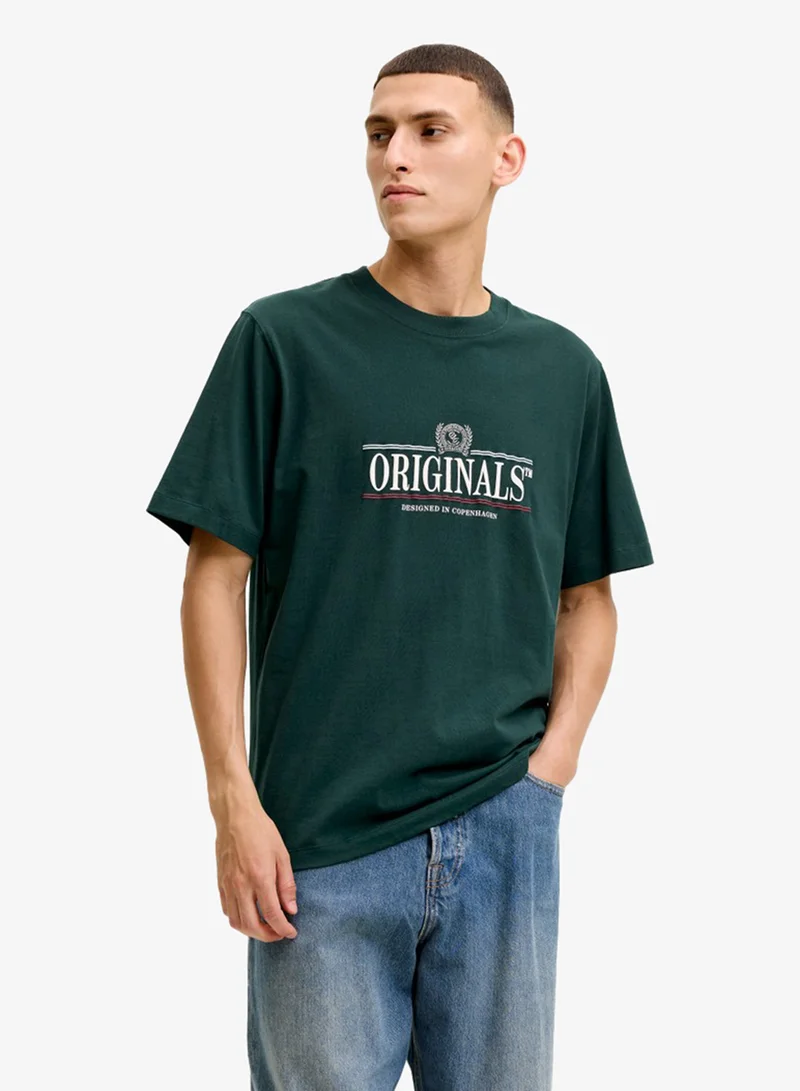 JACK & JONES Graphic Crew Neck T-Shirt