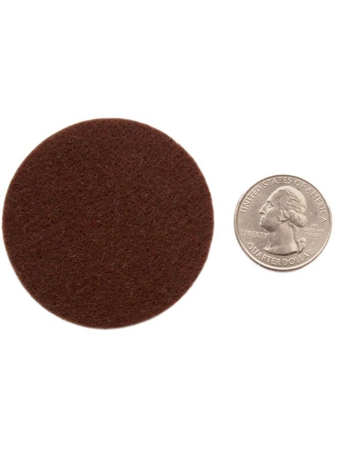 Playfully Ever After 5.1cm Brown 44pc Stiff Felt Circles - Image 2