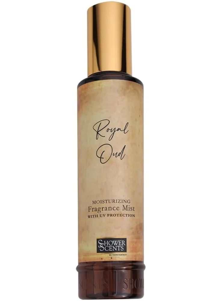 Shower Scents Shower Scents Royal Oud Moisturizing Fine Fragrance Body Mist With Hyaluronic Acid, Pro - Vitamin B5 and UV Protection 250ml