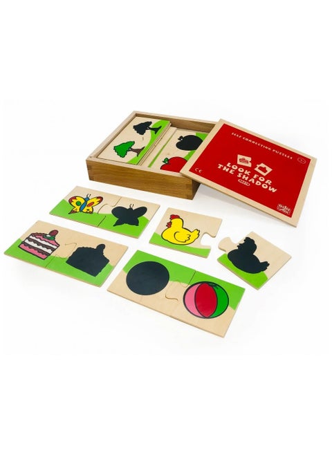 Self-Correcting Puzzle Game - Shape and Shadow Matching for Cognitive and Visual Development