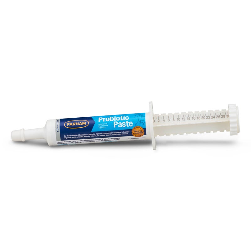 Farnam Probiotic Paste for Horses, Rapid Delivery Digestive and Immune Health Supplement Supports a Healthy Microbial Balance in Times of Stress - Image 1