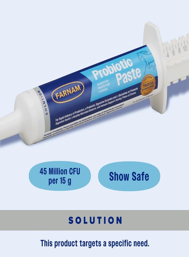 Farnam Probiotic Paste for Horses, Rapid Delivery Digestive and Immune Health Supplement Supports a Healthy Microbial Balance in Times of Stress - Image 3