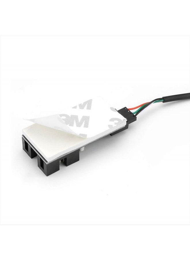 9pin USB Header Male 1 to 4 Female Extension Card USB 2.0 Splitter Cable Connector for Motherboard, Adapter Port Multiplier for CPU, WiFi Receiver, Fans, and RGB Light …
