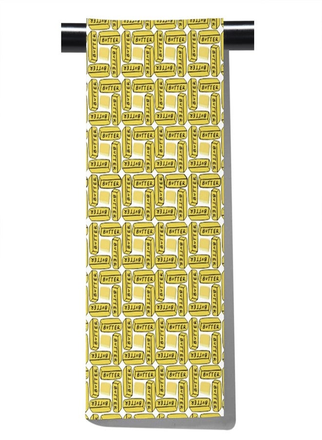 POFULL Butter Gift Butter Lover Gifts Butter Themed Kitchen Towel Dessert Food Lover Gift Housewarming Gift (Butter Towel) - Image 1