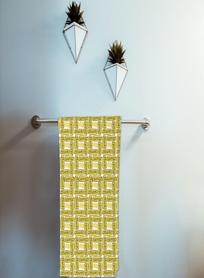 POFULL Butter Gift Butter Lover Gifts Butter Themed Kitchen Towel Dessert Food Lover Gift Housewarming Gift (Butter Towel) - Image 5
