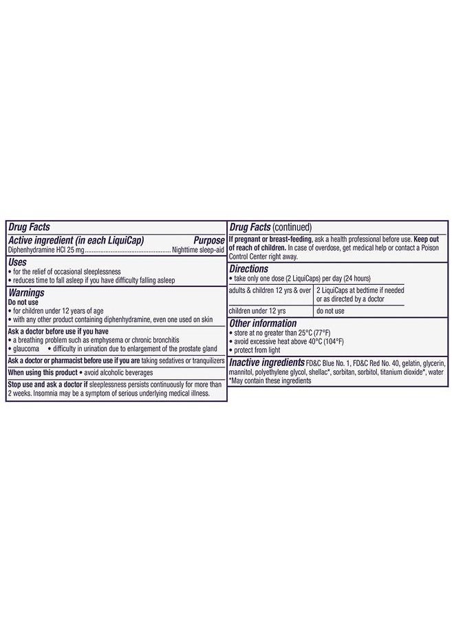 Vicks - ZzzQuil Nighttime Sleep Aid LiquiCaps 72 Caps - Image 1