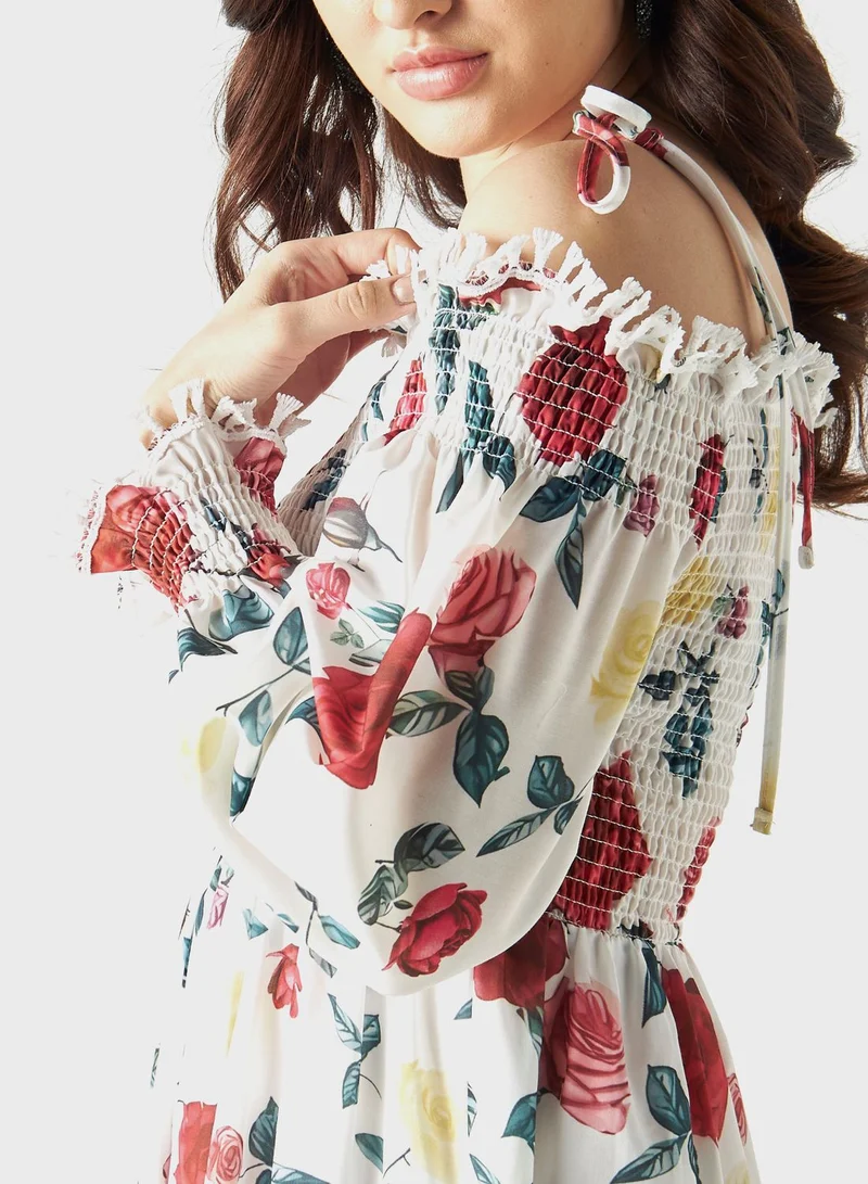 2Xtremz Floral Print Dress