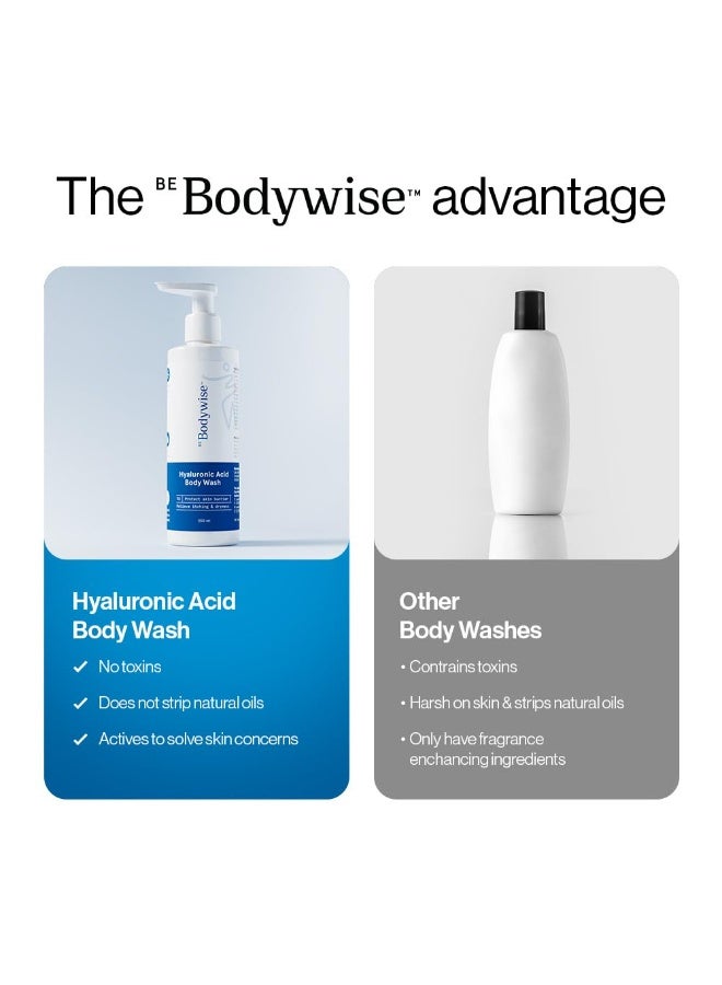 Be Bodywise Hyaluronic Acid Body Wash with Aloe Vera Extract | Deep Cleanses Skin & Provides Intense Hydration to Skin| Gentle and Suitable for All Skin Types | 250ml - Image 4