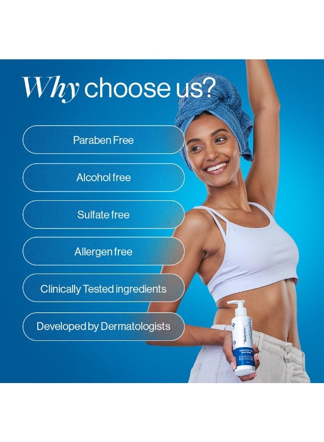 Be Bodywise Hyaluronic Acid Body Wash with Aloe Vera Extract | Deep Cleanses Skin & Provides Intense Hydration to Skin| Gentle and Suitable for All Skin Types | 250ml - Image 3