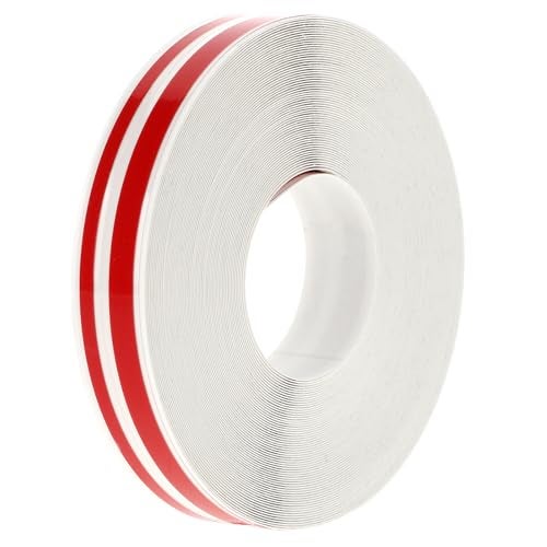 Trinkrittey Red Vinyl Pinstriping Tape Stripe Decals Auto Stickers PVC Pinstripe Tape for Car Motorcycle Boat Musical Instrument Glossy DIY Automotive Decal 32Ft 98m - Image 1