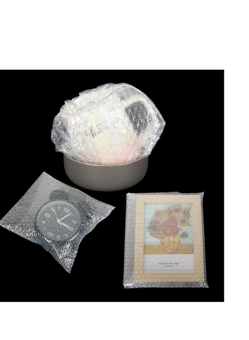 Clear Bubble Out Bag and Pouches, Protective Bubble Pouch Double Walled Cushioning Bags Thickening Shockproof Foam Bags for Shipping, Storage and Moving 50 Pcs - Image 5