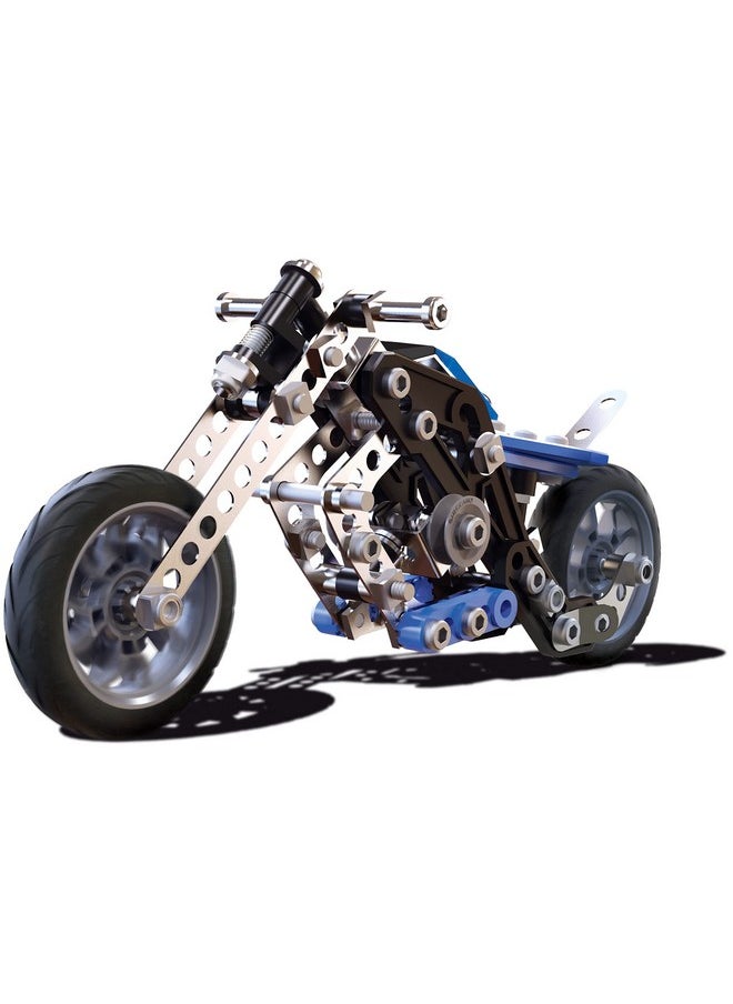 Meccano MECCANO Erector, 5 in 1 Model Building Set - Motorcycles, 174 Pieces, for Ages 8 and up, STEM Construction Education Toy  - Image 3