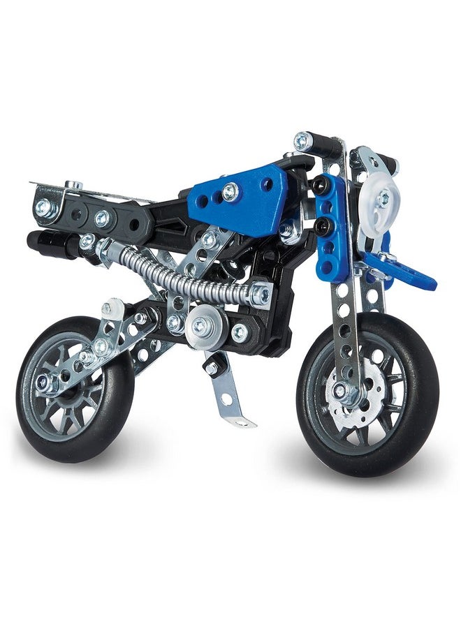Meccano MECCANO Erector, 5 in 1 Model Building Set - Motorcycles, 174 Pieces, for Ages 8 and up, STEM Construction Education Toy  - Image 4