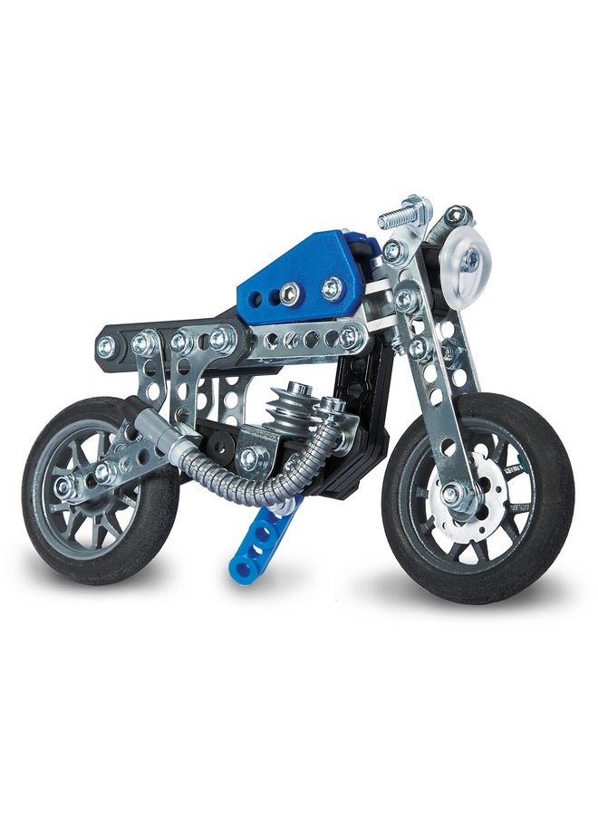 Meccano MECCANO Erector, 5 in 1 Model Building Set - Motorcycles, 174 Pieces, for Ages 8 and up, STEM Construction Education Toy  - Image 5