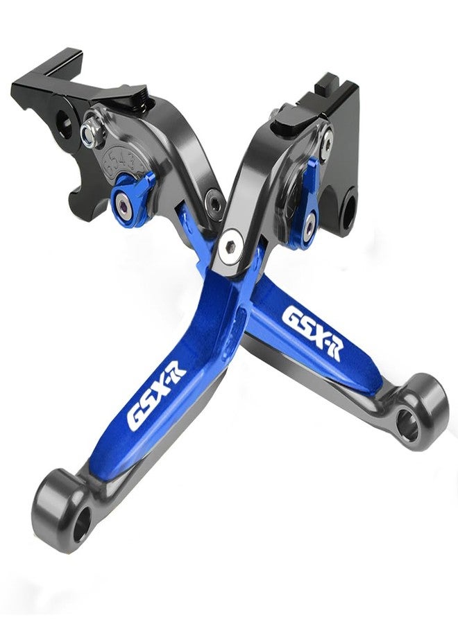 FREAXLL GSXR 600 750 1000 Motocycle Brake Clutch Levers Set for Suzuki GSX-R 600 GSX R 750 2011-2019 GSXR 1000 2009-2019 GSXS 1000 F ABS 2015-2019((Gray/Blue) - Image 1