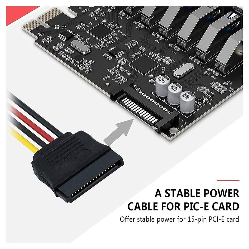 CARE CASE Sata Power Extension Cable 15 Pin Male To 2 X 15 Pin Female Power Extension Y Splitter Cable Adapter., Black - Image 5