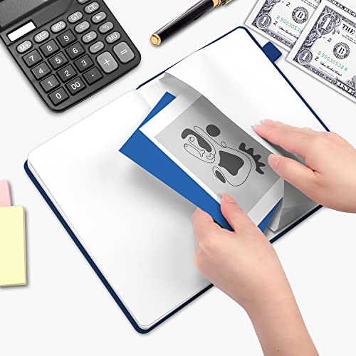 JUBTIC A5 Check Registers for Personal Checkbook, Ledger Transaction Registers Log Book for Small Business. Track Payments, Finances, Deposits, Debit Card and Bank Account - Blue - Image 5