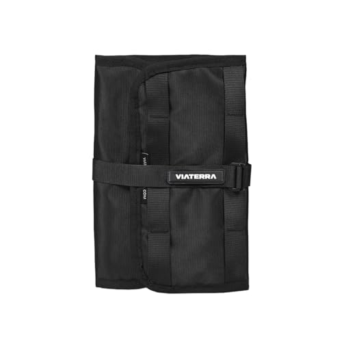 ViaTerra Essential Tool Pack pro Tools Not Included | Heavy Duty Motorcycle Tool Roll Bag Organizer | Portable Rollup Toolbag/Detachable Pouches - Image 2