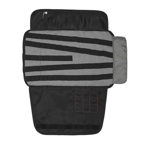 ViaTerra Essential Tool Pack pro Tools Not Included | Heavy Duty Motorcycle Tool Roll Bag Organizer | Portable Rollup Toolbag/Detachable Pouches - Image 4