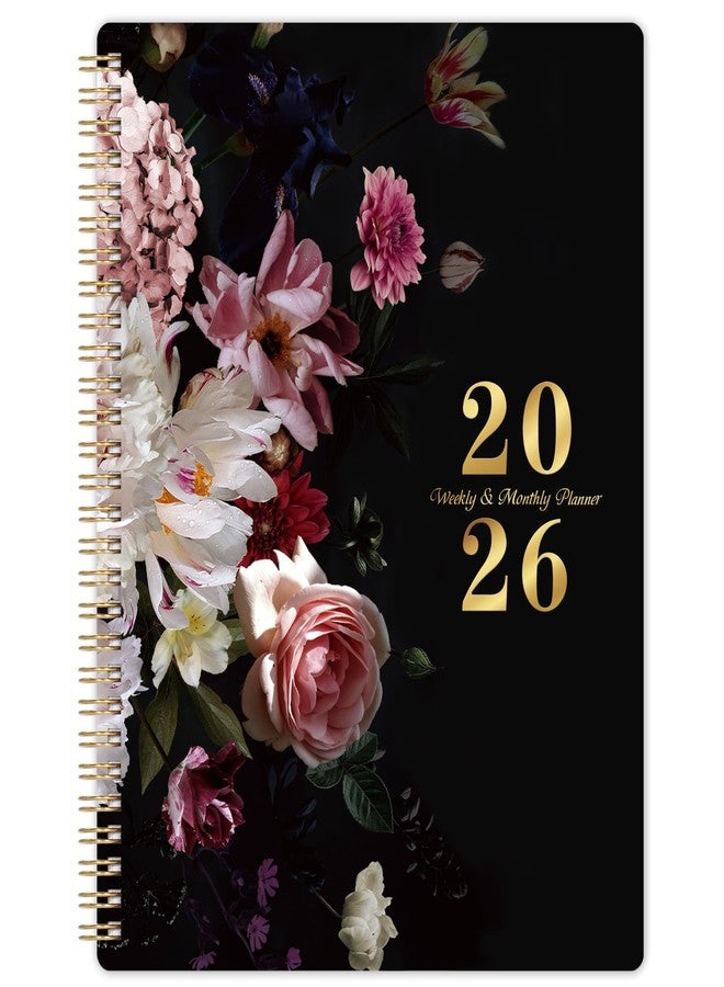 Vindora مخطط 2025-2026 - 8 × 10 بوصات، يوليو 2025 - يونيو 2026، مخطط أسبوعي وشهري، مخطط/تقويم أكاديمي 2025-2026، مُجلّد حلزونيًا بغلاف متين، فواصل شهرية مغلفة بالبلاستيك، ورق سميك - Image 1