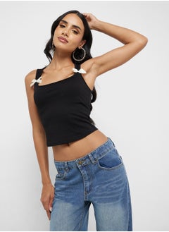 Ginger Tank Top With Bow Detail  - Image 1