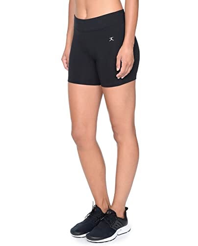 Danskin Women's Essential 5'' Bike Short, Black, Medium - Image 2