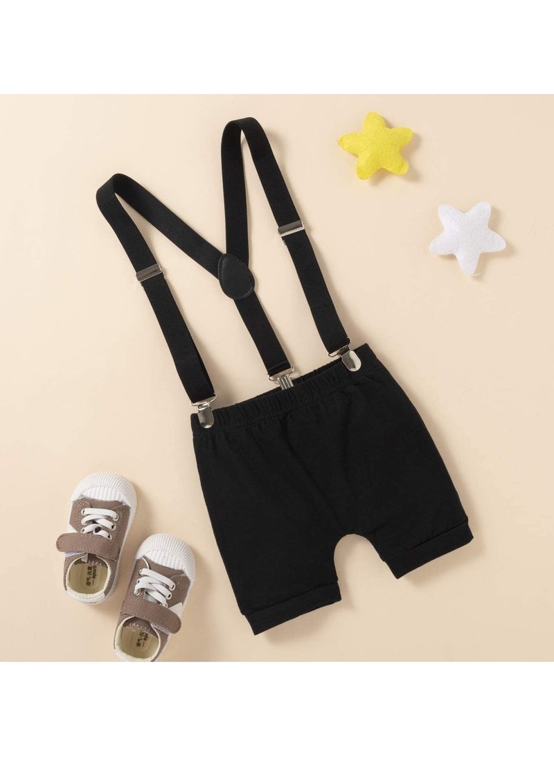 Baby Boy First Birthday Outfit Set Clothes Short Sleeve Romper Short Pants Suspenders Strap Cake Smash Outfit Boy Girl 1st Sets - pzsku/ZDB8EE9B8A7D1DD0534CEZ/45/_/1709621856/ccce543d-68ec-4992-85d5-6f28ce99494c