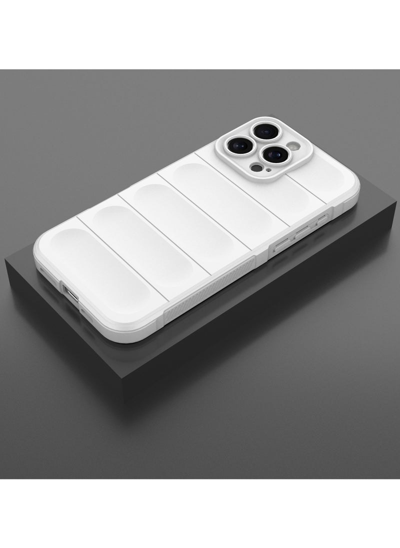 URBBKING - Shockproof Protective Phone Case Cover with Soft Anti-Scratch Microfiber Lining For Apple iPhone 16 Pro Max 5G White - Image 1