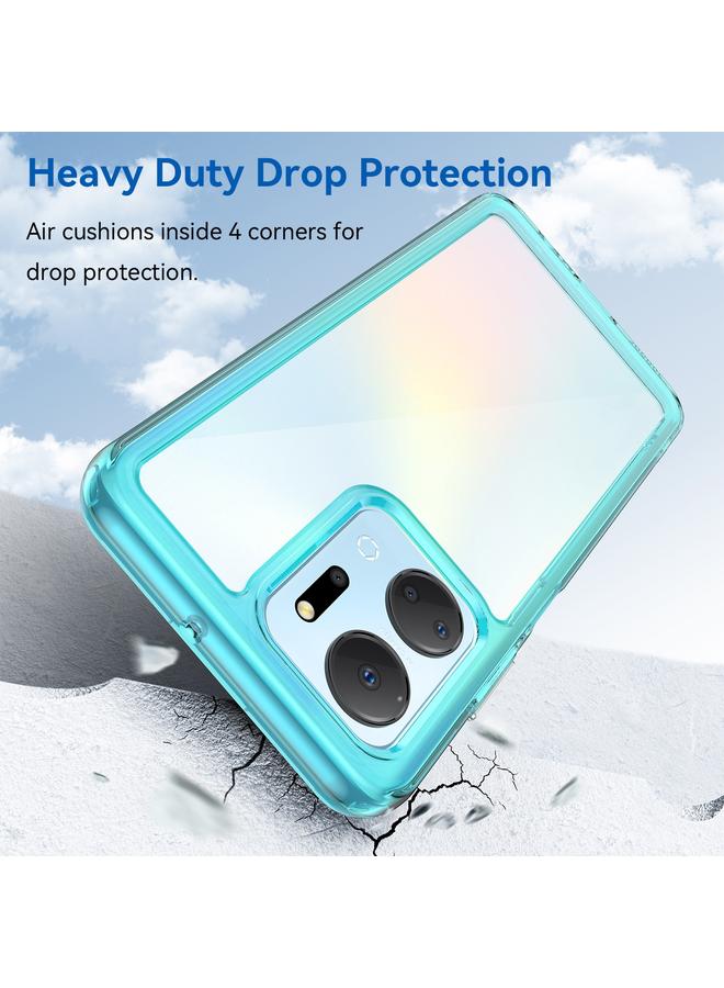 S-TOP Case For Honor X7A Colorful Series Acrylic + TPU Phone Case - Image 3