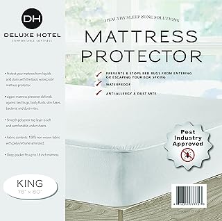 CrystalTowels CrystalTowels Ultimate Zippered Waterproof Mattress Protector - 10 Year Warranty! (King)  - Image 1