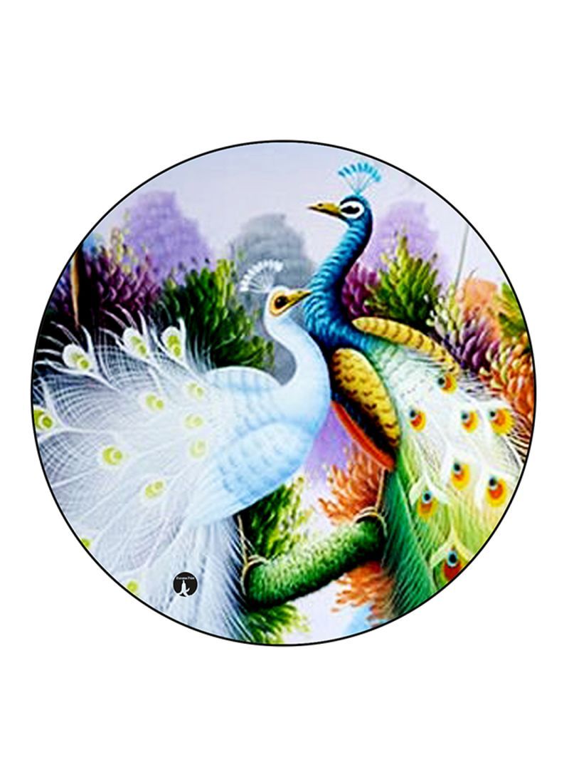 Birds Printed Mouse Pad  Multicolour