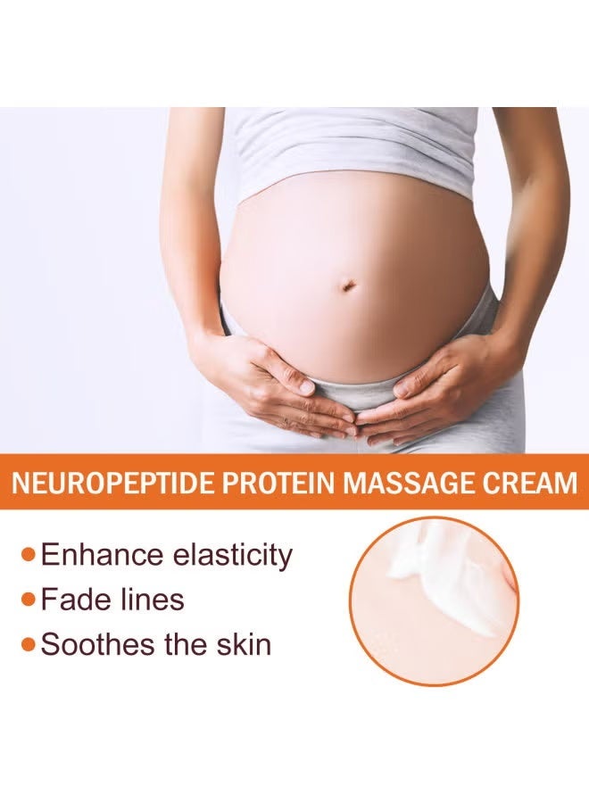 EELHOE Neuropeptide Protein Massage Cream Gentle Moisturizing Body Care Care Smoothing Skin Massage Cream - Image 2