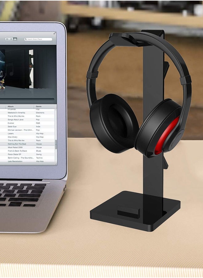 LENND - Gaming Headset Headphone Stand Holder with Cable Organizer & Cellphone Stand - Image 1