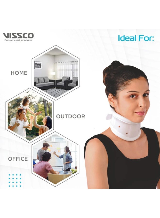 فيسكو Firm Cervical Collar - Adjustable Height XL - Image 4