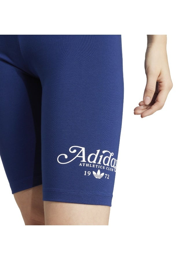 Adidas adidas SHORT LEGGINGS Blue Originals Women TIGHTS  - Image 5