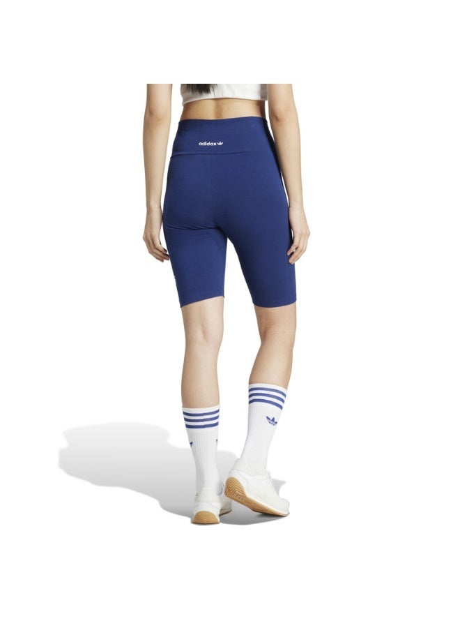 Adidas adidas SHORT LEGGINGS Blue Originals Women TIGHTS  - Image 4