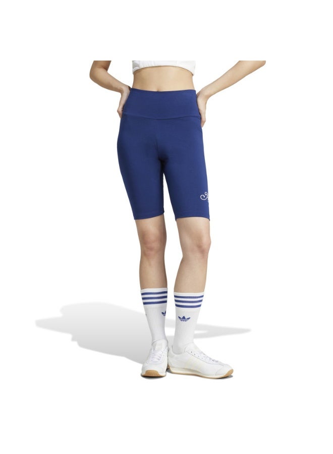 Adidas adidas SHORT LEGGINGS Blue Originals Women TIGHTS  - Image 3