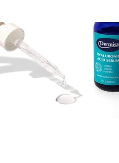 DERMISA Hyaluronic Acid Face Serum 1% Pure Hyaluronic Acid, Vitamin B5, Beta-Glucan | Intense Moisturizer For All Skin Types | Paraben & Fragrance-Free  - Image 5