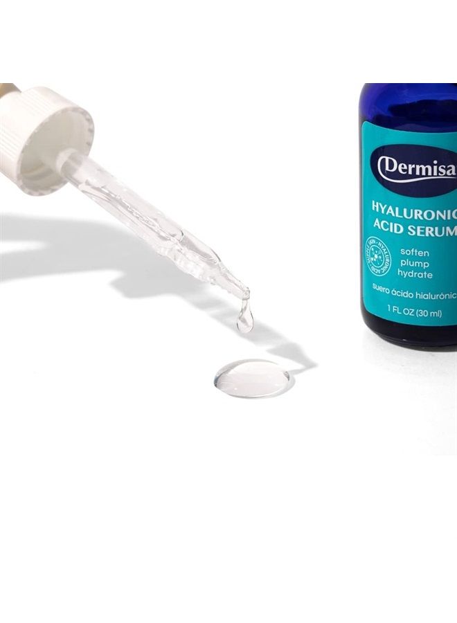 DERMISA سيروم وجه حمض الهيالورونيك 1% حمض هيالورونيك نقي، فيتامين ب5، بيتا-غلوكان | مرطب مكثف لجميع أنواع البشرة | خالي من البارابين والعطور - Image 5